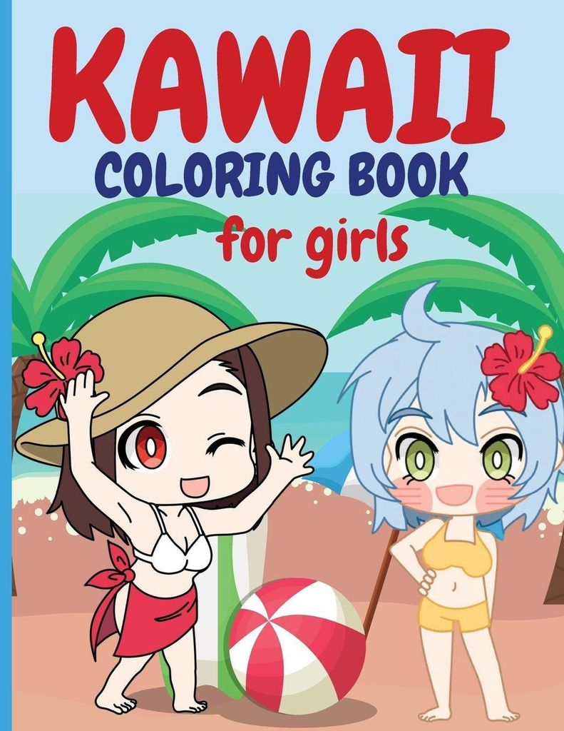 Kawaii Coloring Book For Girls