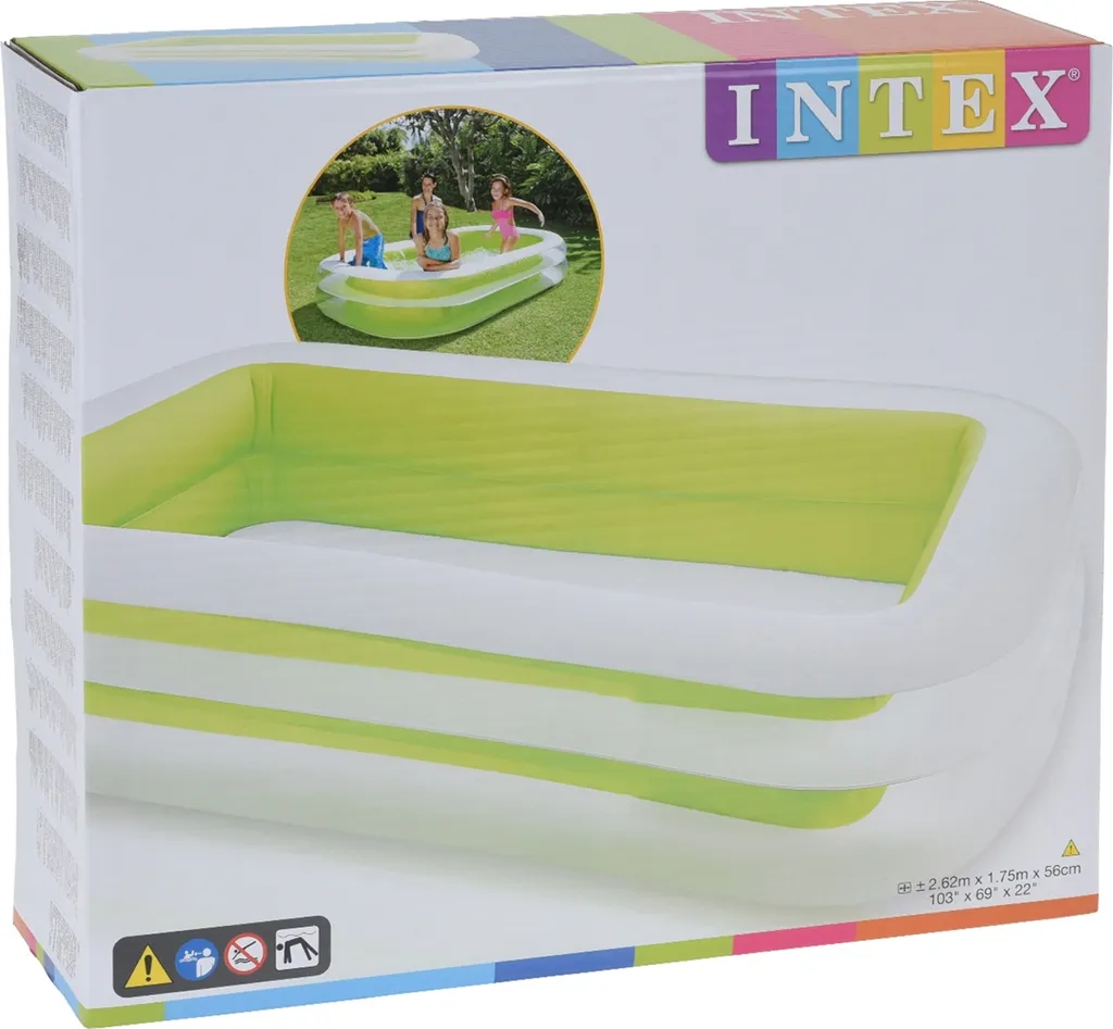 Intex 56483NP Piscina Gonfiabile Family 262x175x56cm - Offerta Estate - 15
