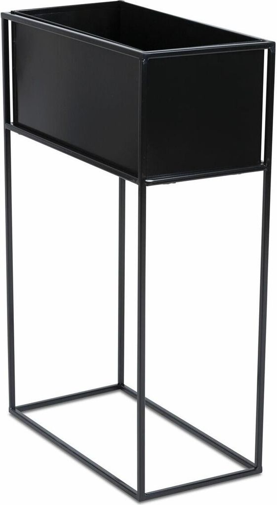 Howhomely Pot de fleurs avec support noir 70 cm Image du produit 