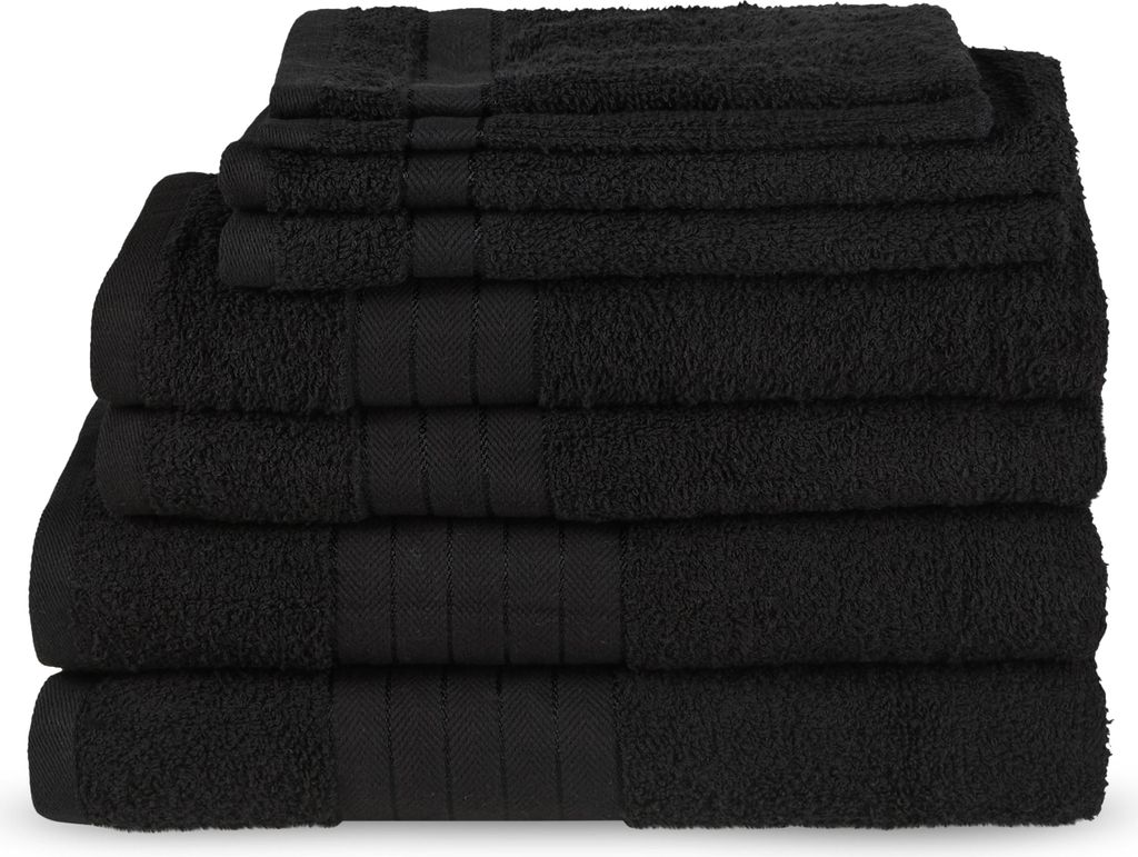 Uni Handtücher Good Morning 2* 16x22 + 2* 30x55 + 2* 50x100 + 2* 70x140 cm - 100 % Baumwolle - Uni