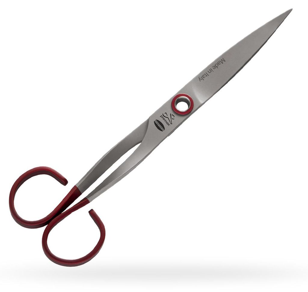 PREMAX Nähschere mit Ring Lock System und Griff aus rutschfestem Material 85475 Edelstahl AISI 420 16,5 cm - 6 1/2