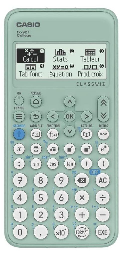 CASIO Wetenschappelijke rekenmachine FX-92PLUSCOLLEGE Productafbeelding 