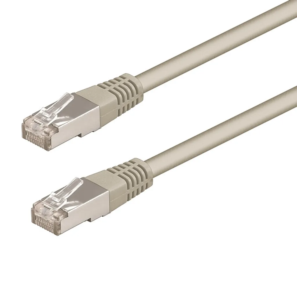 Câble RJ45 Cat5e FTP 2m blindé anti-interférence pour box internet