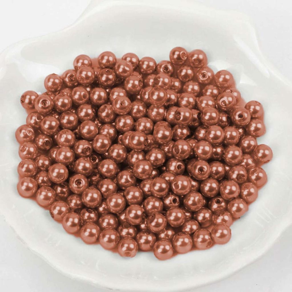 Wasbolletjes, ongeveer 100 stuks, 10 mm, lichtbruin Productafbeelding 