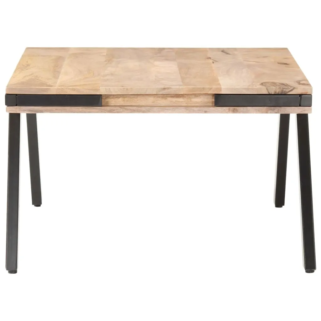 Table basse bois massif 114x65 cm idéale pour grand salon convivial - 2
