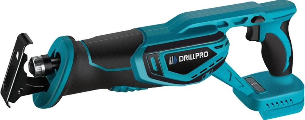 Drillpro 18V Elektrische Säbelsäge, bürstenloser Motor, 3000W, einstellbare Geschwindigkeit 0 - 3000 U/min, hohe Schnittkapazität, Ohne Akku