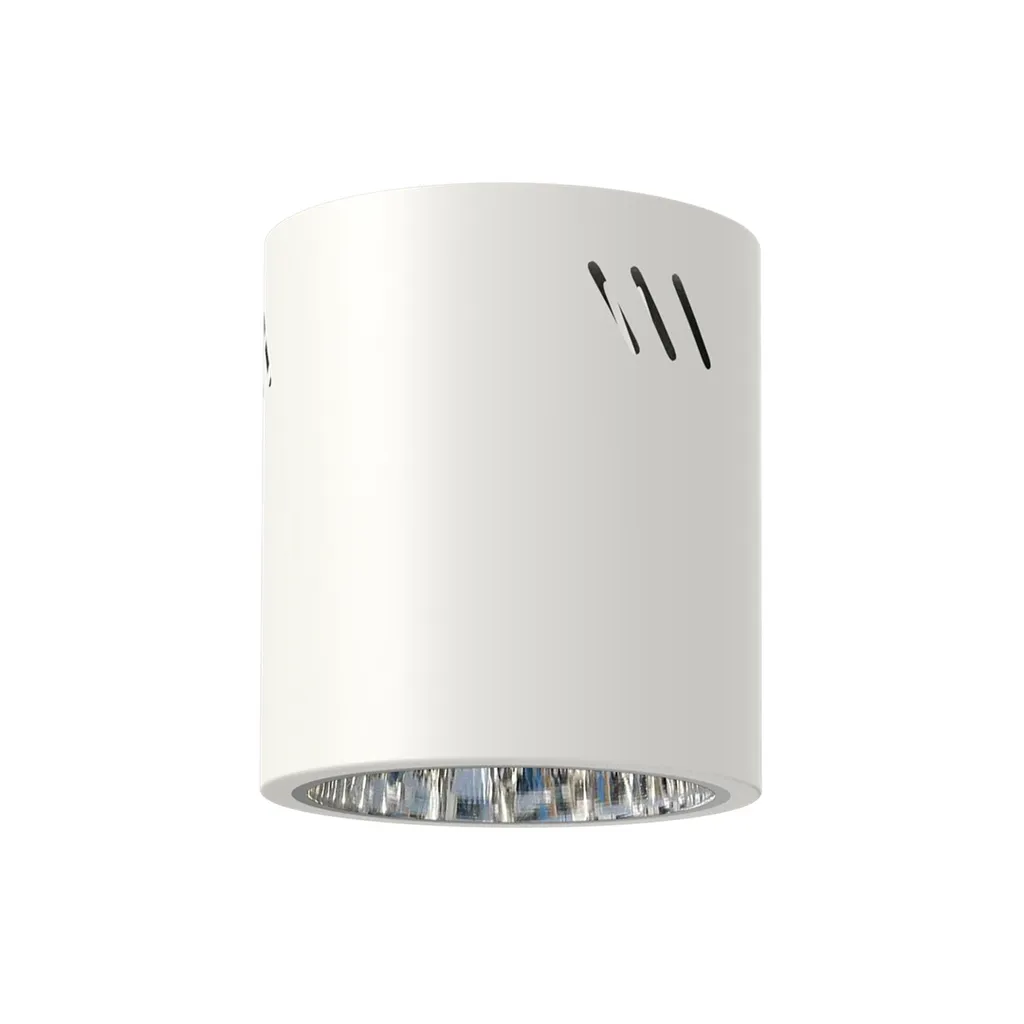 Faretto Soffitto Milagro George Bianco Ø14cm: Attacco E27 Max 60W