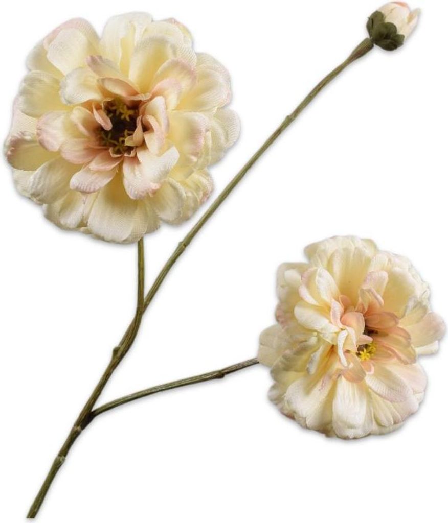 Silk-ka Kunstblume - Seidenblume - Kunstzweig Zinnienzweig Produktbild 