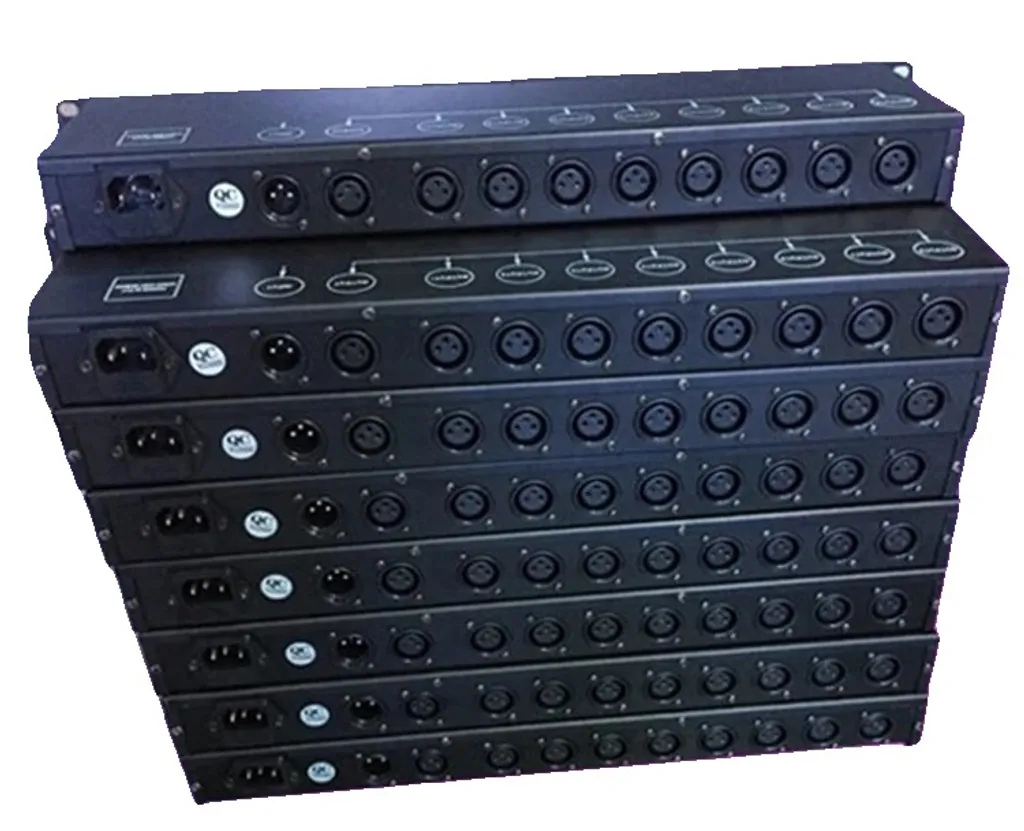 Amplificateur DMX512 à 8 voies pour éclairage de scène professionnel