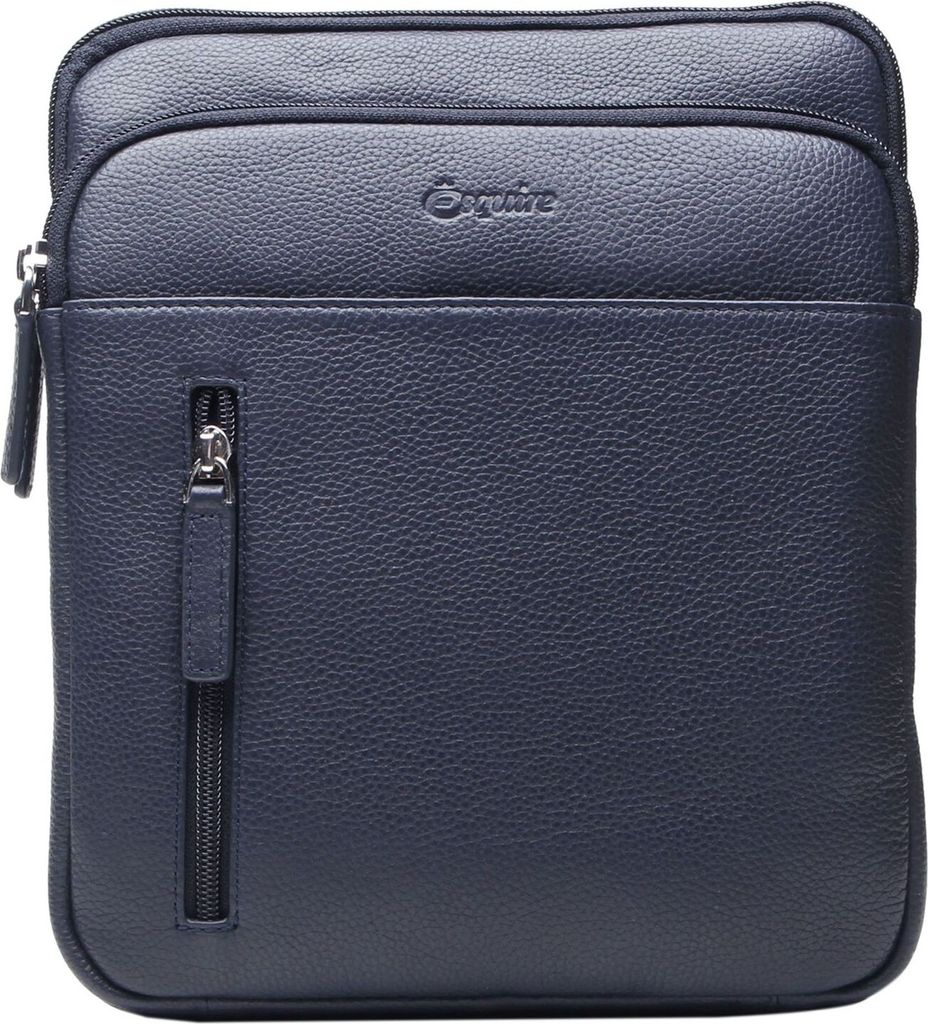 Esquire Umhängetasche Oxford Crossbody Bag Darkblue dunkelblau