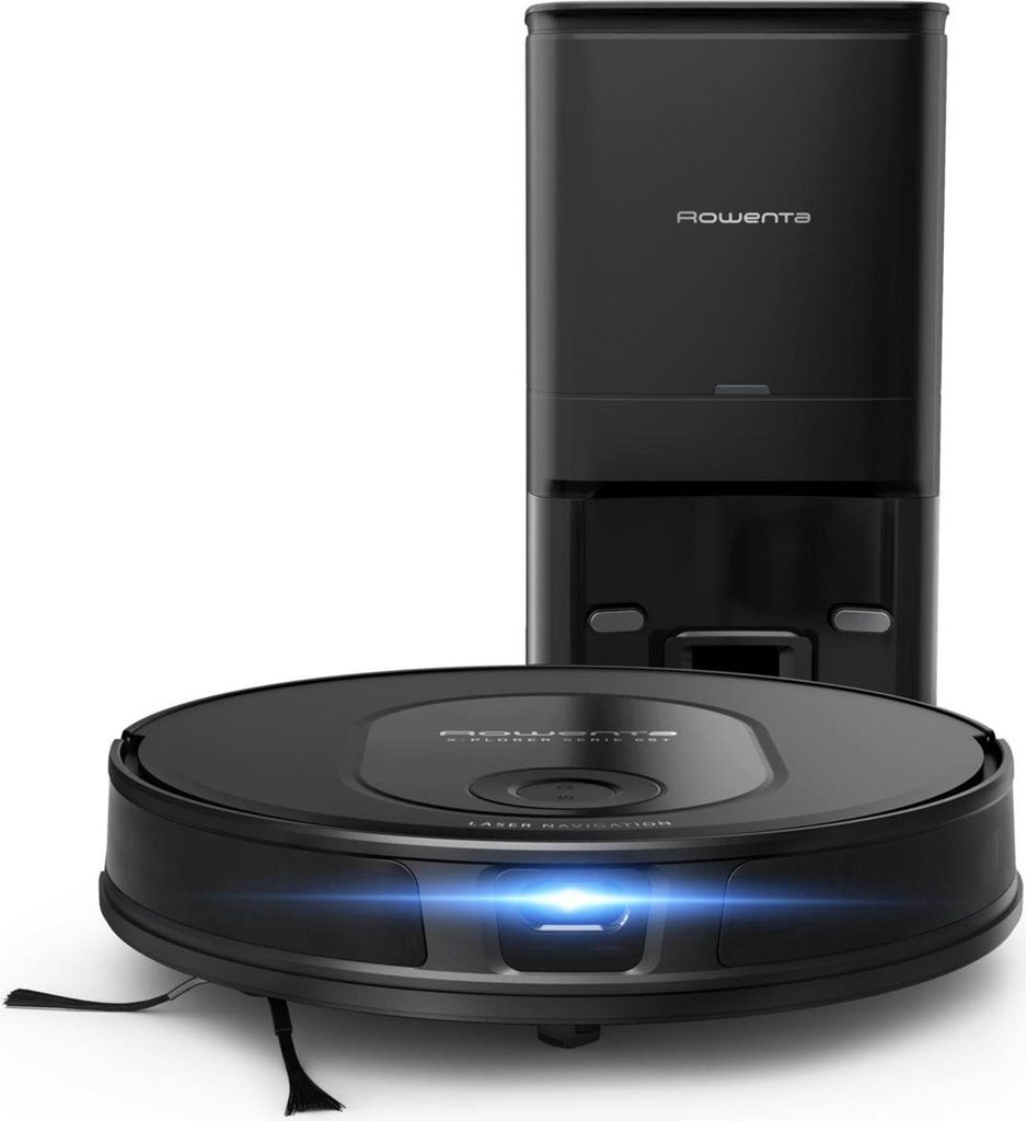 Rowenta X-Plorer Serie 65+ Saugroboter RR8L85, Beutellos, Schwarz, Rund, Staubbeutel, Ladend, Purification, 70 dB