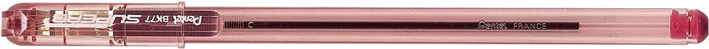 Penna Pentel BK77 Rossa Superb: Tratto Fine per Appunti e Correzioni