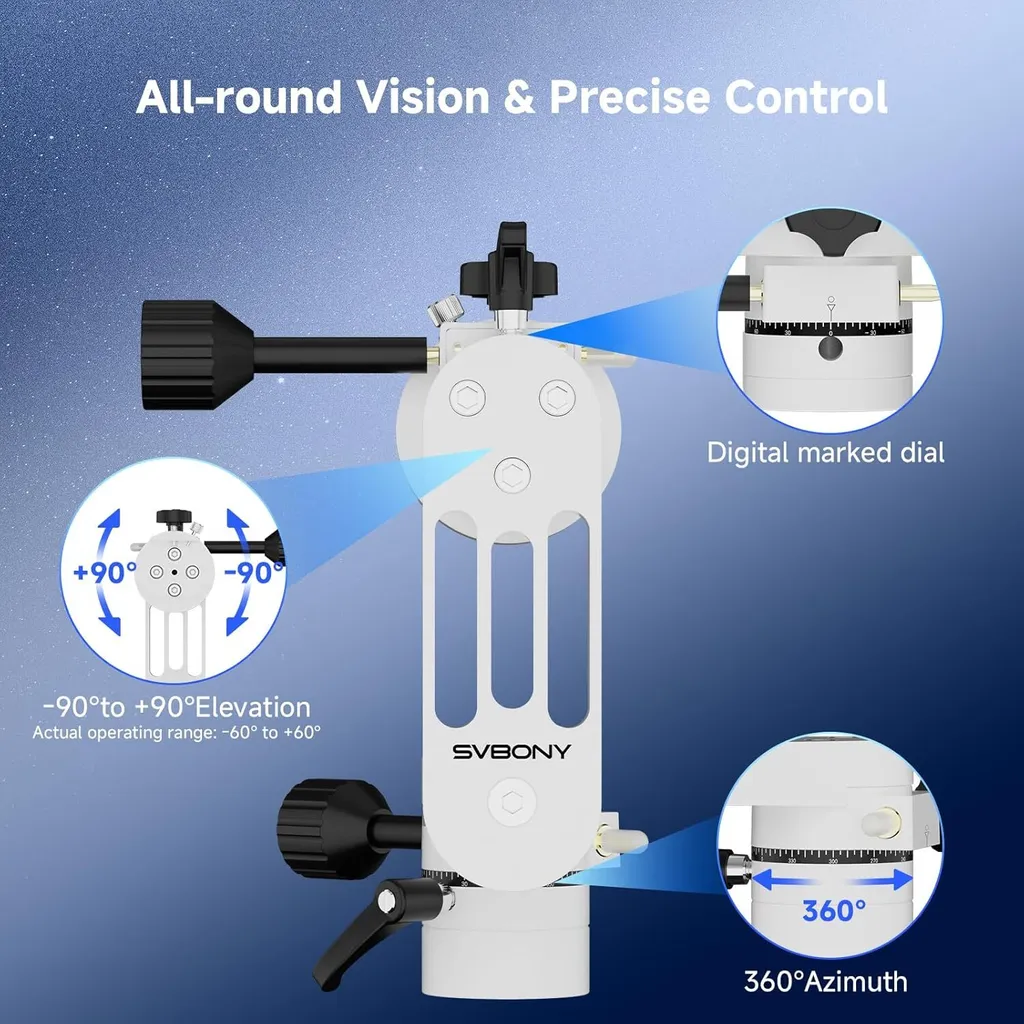 Accessoire Télescopique pour Observation Mobile - Support Alt-Az 5kg