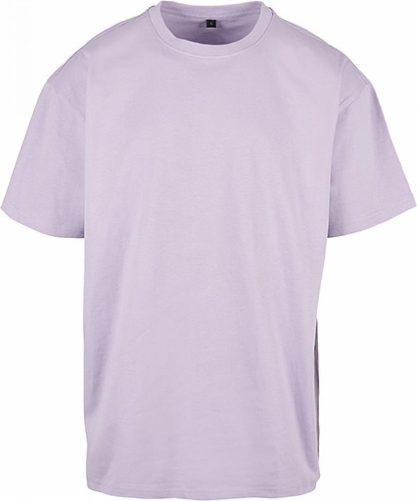 Build Your Brand BY102 | Herren Heavy Oversize Tee - Farbe: Lilac - Größe: 3XL
