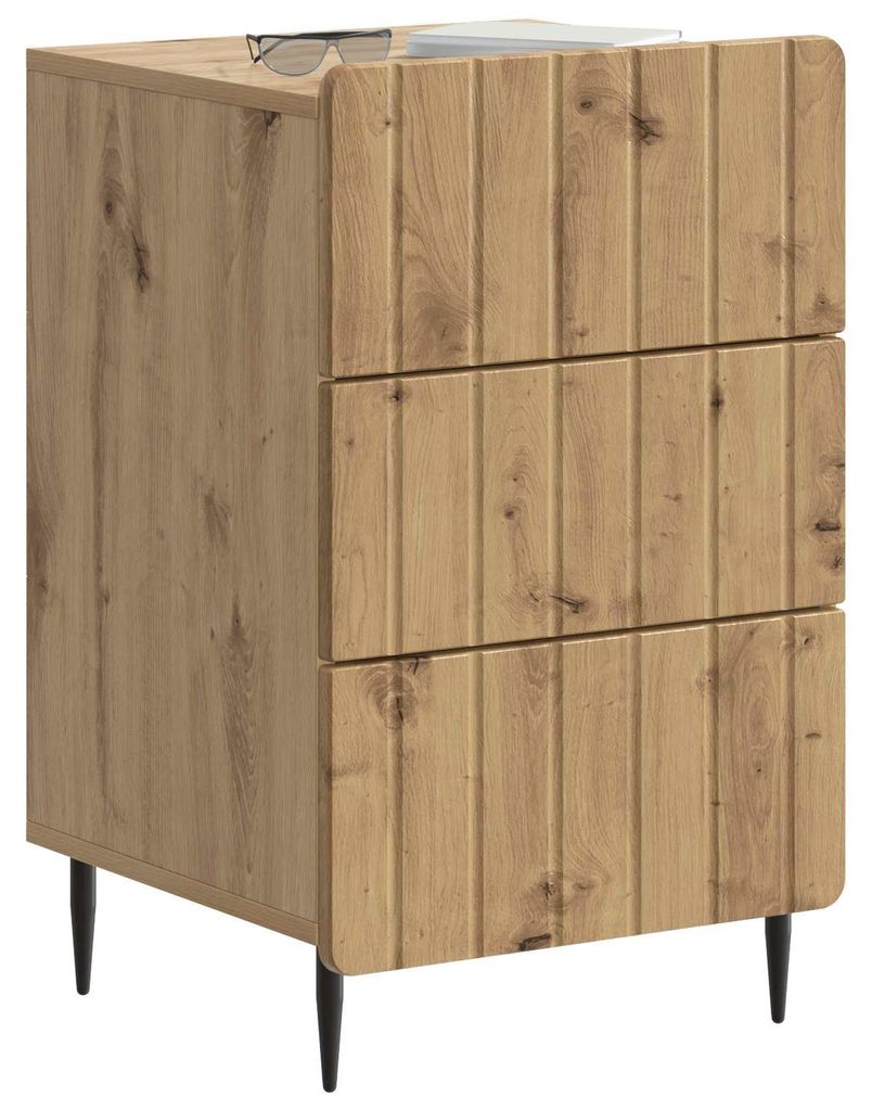 vidaXL Nachttisch Artisan-Eiche 43 x 41 x 68 cm Holzwerkstoff