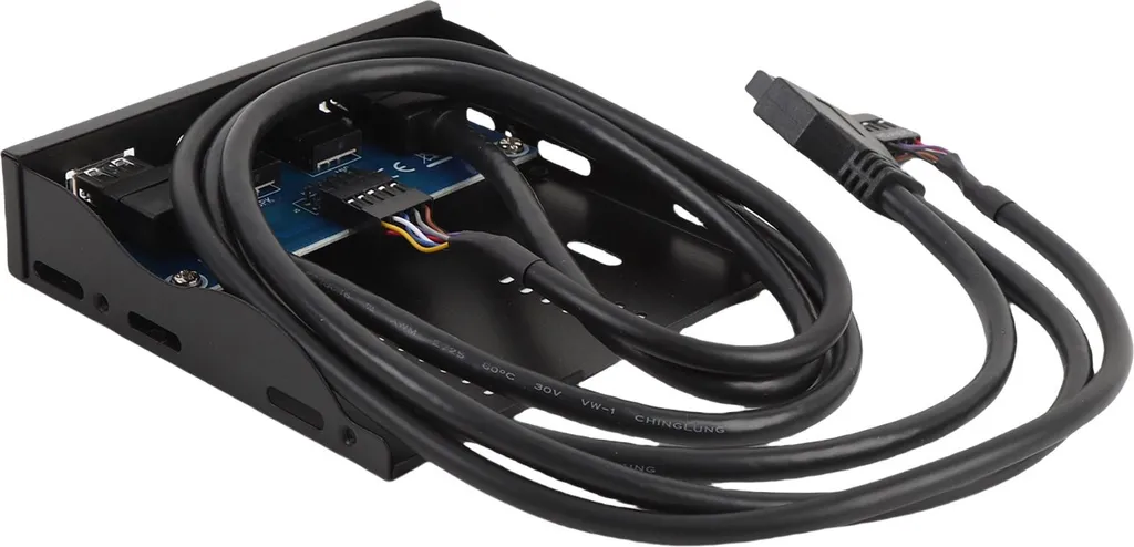 Lecteur de disquettes USB 3.0 avec interface audio HD pour PC noir