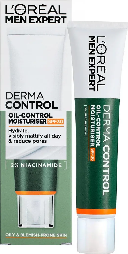 Crema Viso Uomo Anti-Imperfezioni SPF 30 | Derma Control Anti-Olio
