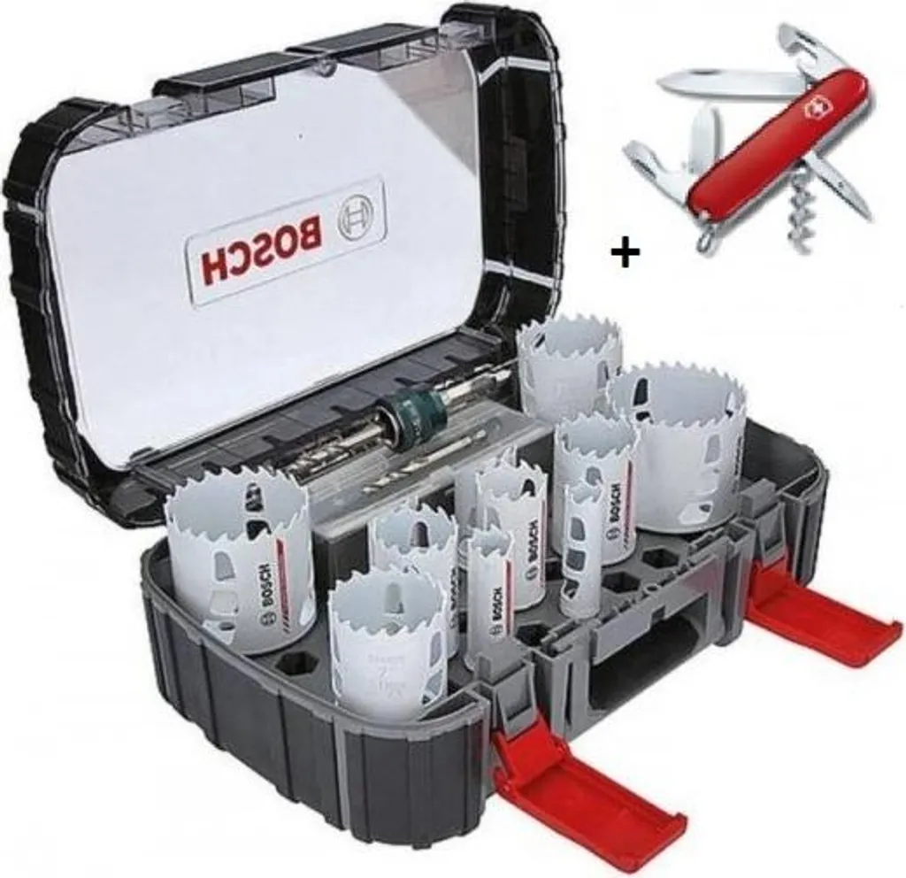 Bosch 0 615 997 60L Coffret de Scies à Trépan Progressor 14 Pièces