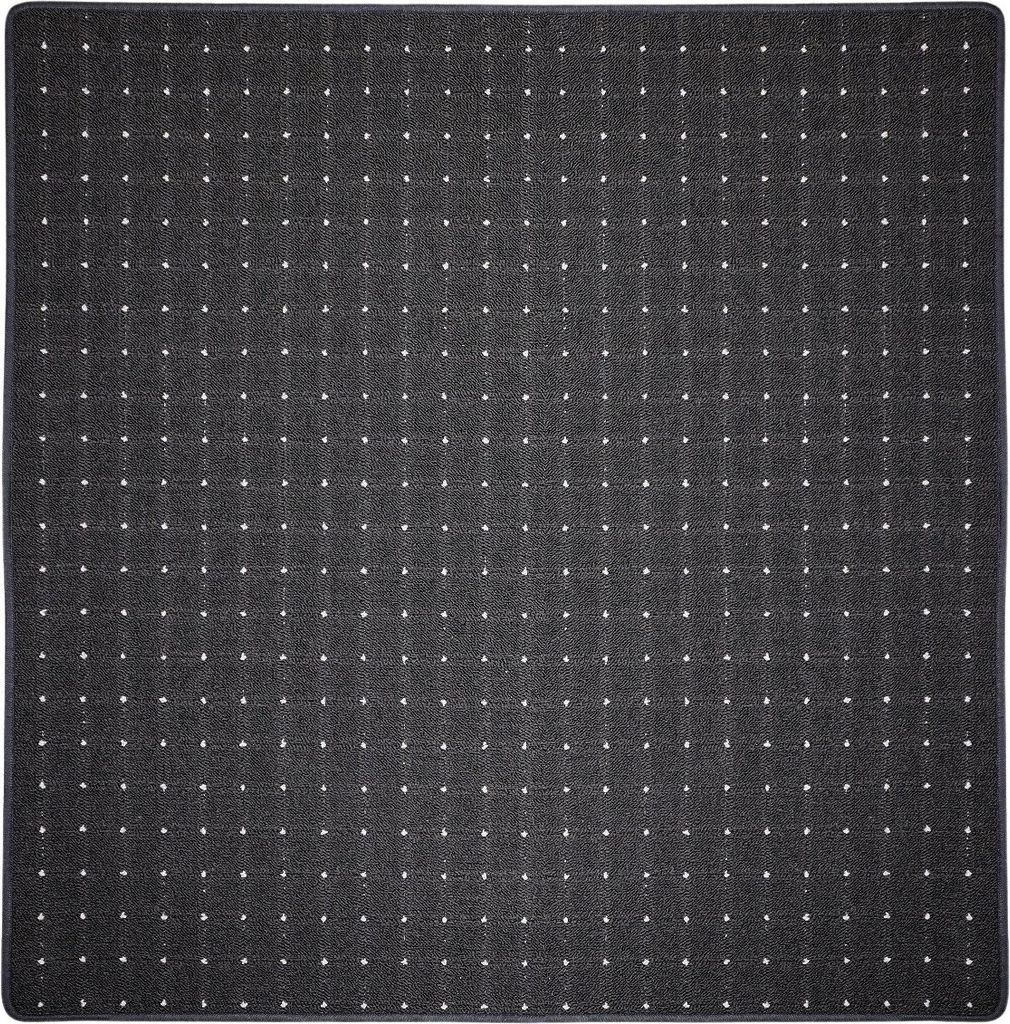 120x120 cm Dywan Udinese antracytowy kwadratowy Zdjęcie produktu 