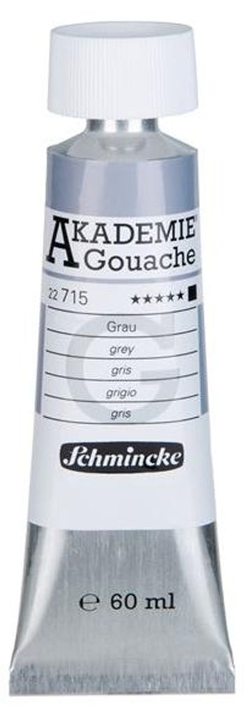 Schmincke Akademie gvašové farby v tube 60 ml - 715 sivá Obrázok produktu 