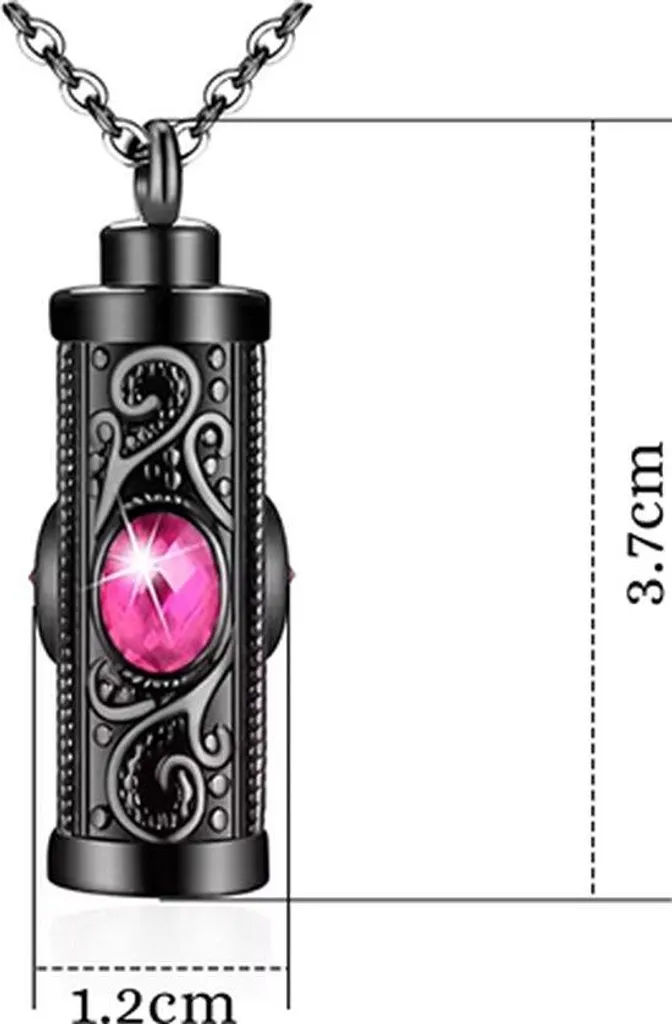 Collier Cendrier de Deuil Magic Pink : Gardez vos Souvenirs sur Vous - 4