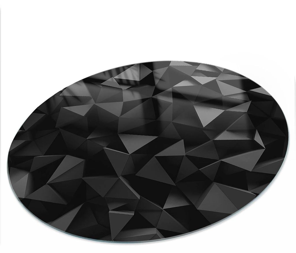 Bedruckte Glas Tischplatte fi80 cm – Glas Tischplatte Küche Produktbild  KI-generiertes Bild