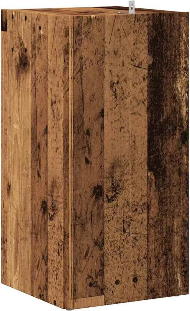 Scaffale angolare in legno di recupero 33x33x67 cm Materiale a base di legno - 6