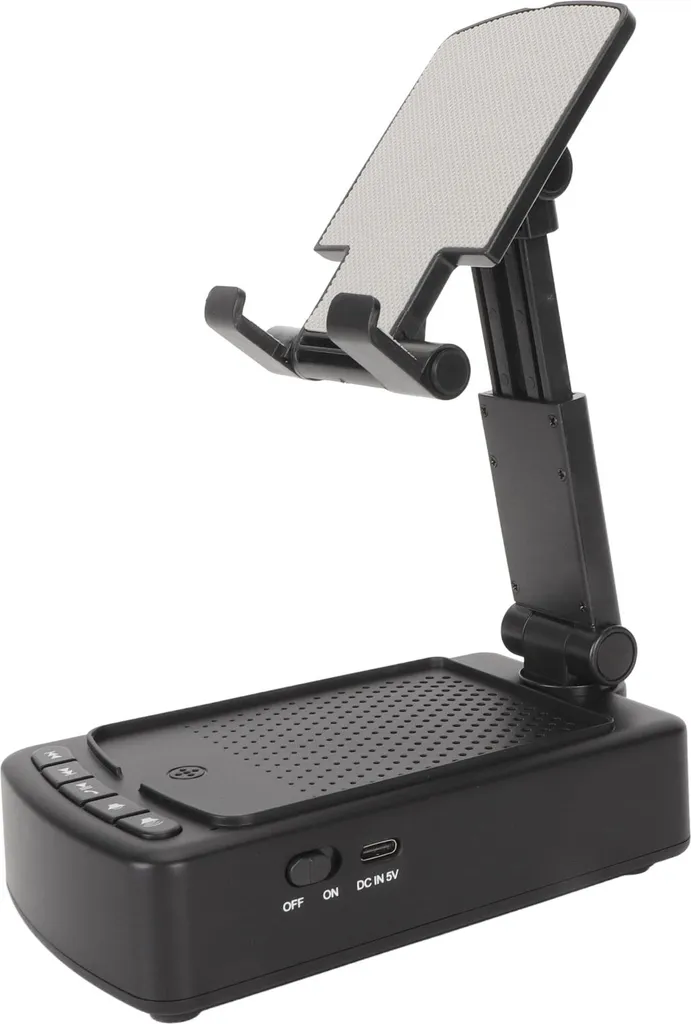 Support enceinte Bluetooth orientable pour tablette et téléphone portable