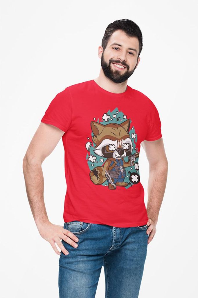 D&B Uni Polo PC00094 Rocket Rot-Größe L