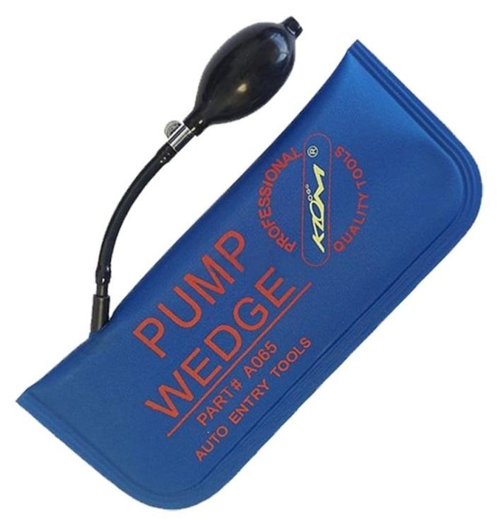 Luftkissen mit Handpumpe zum Öffnen von Autotüren Techstar CDT-23, 28 x 12,5 cm, 100 kg/Kraft, Blau