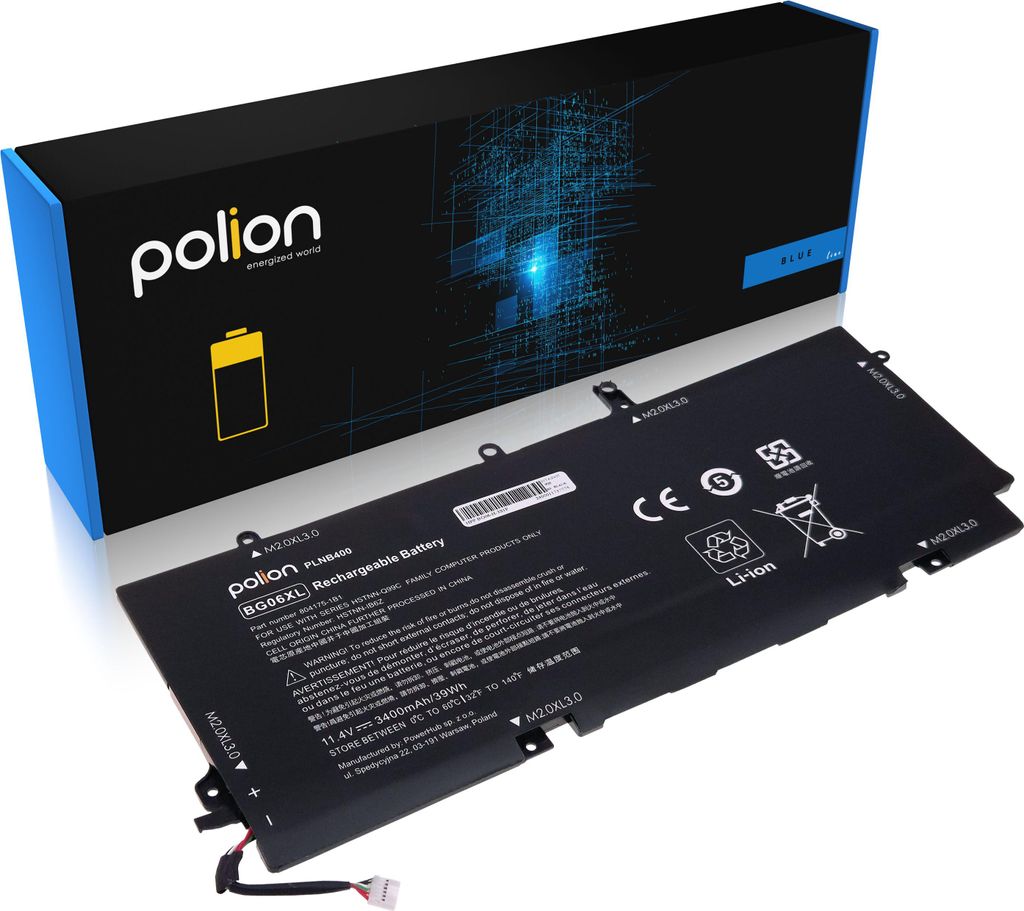 POLION Bateria HP EliteBook 1040 G3, 3400mAh Produktbild 
