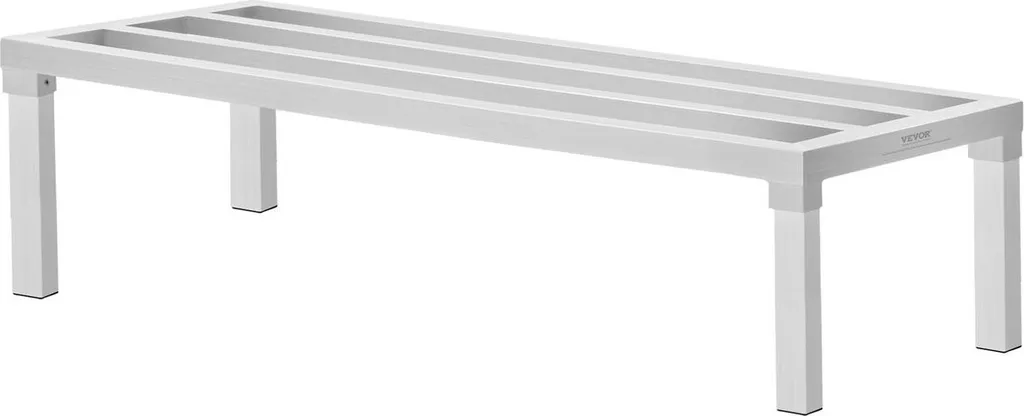 Scaffale fisso in alluminio per stivaggio Scaffale per stivaggio 48” x 20” x 12” Scaffale di stoccaggio