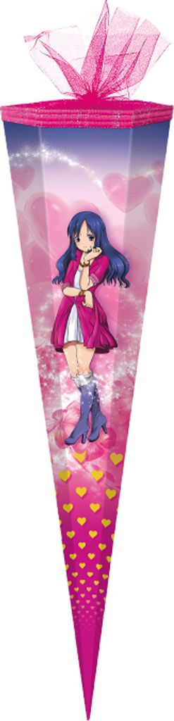 Schultüte / Zuckertüte / 85cm / eckig / "Girlie" Produktbild 