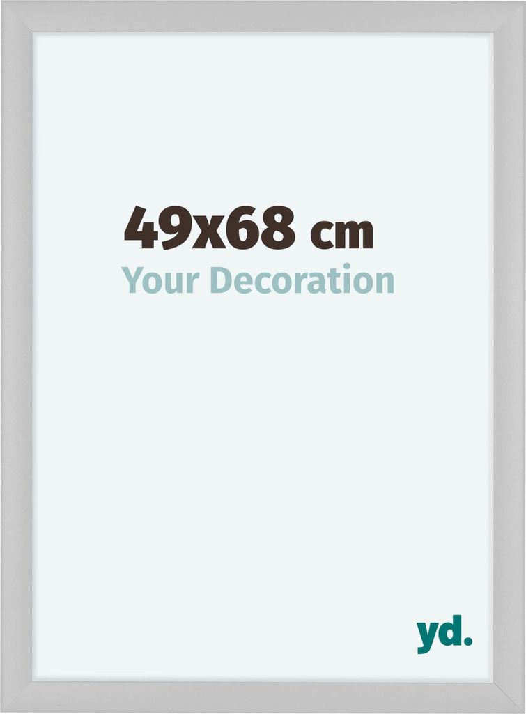 Bilderrahmen, 49x68 cm, Weiß Hochglanz, MDF, Como