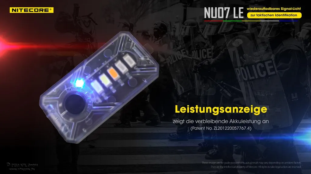 Nitecore NU07 LE : Évitez les Risques avec cette Balise de Repérage LED - 15