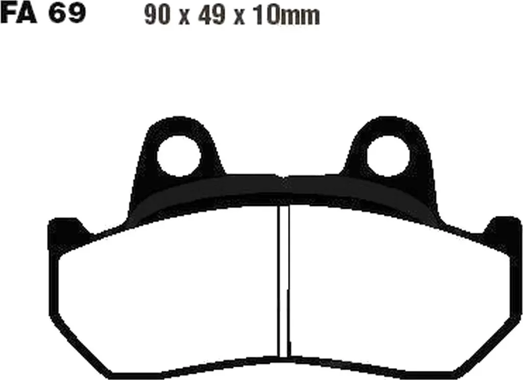 Plaquettes avant pour rénover le freinage de votre Honda CB 125 1982