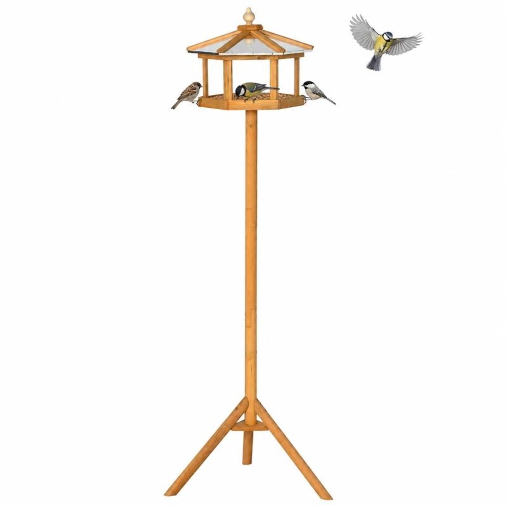 Vogelhaus mit Ständer – Attraktives Vogelfutterhaus aus Produktbild 