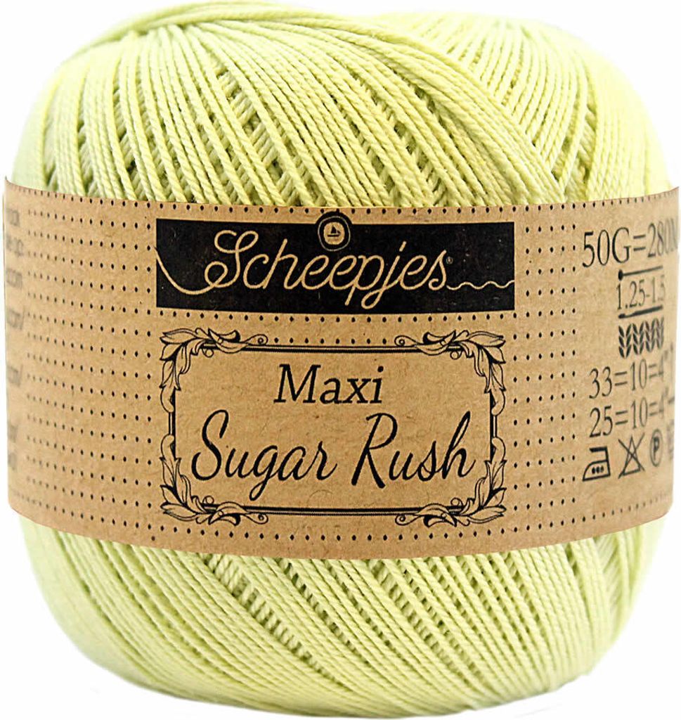 Scheepjes Maxi Sugar Rush 50g (392) Lime Juice Produktbild 