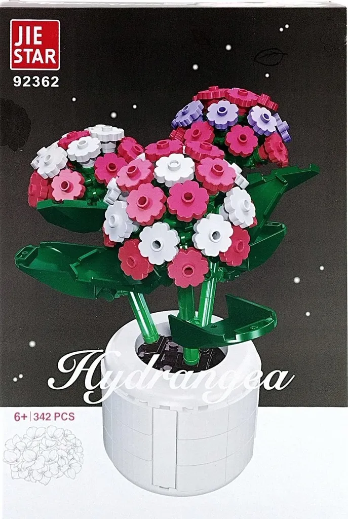 Blocs de Fleurs de Construction 342 Pièces El Vhs395 Modèle 92362 3624