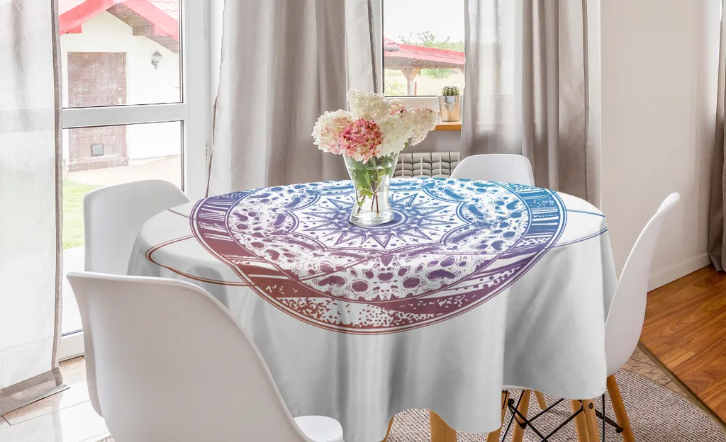 Tovaglia Circolare Mandala 150cm Multicolore | Design ABAKUHAUS Galaxy
