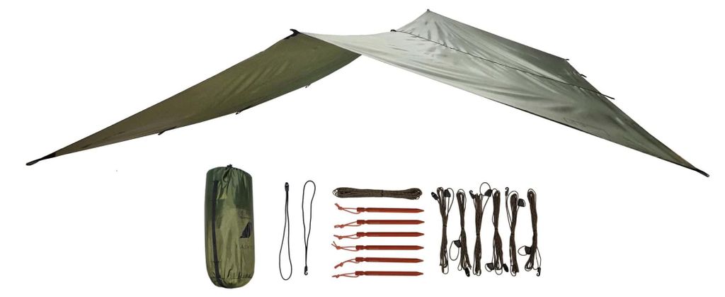 Bushmen EASY Tarp 3×3 / verde Accessori Immagine del prodotto 