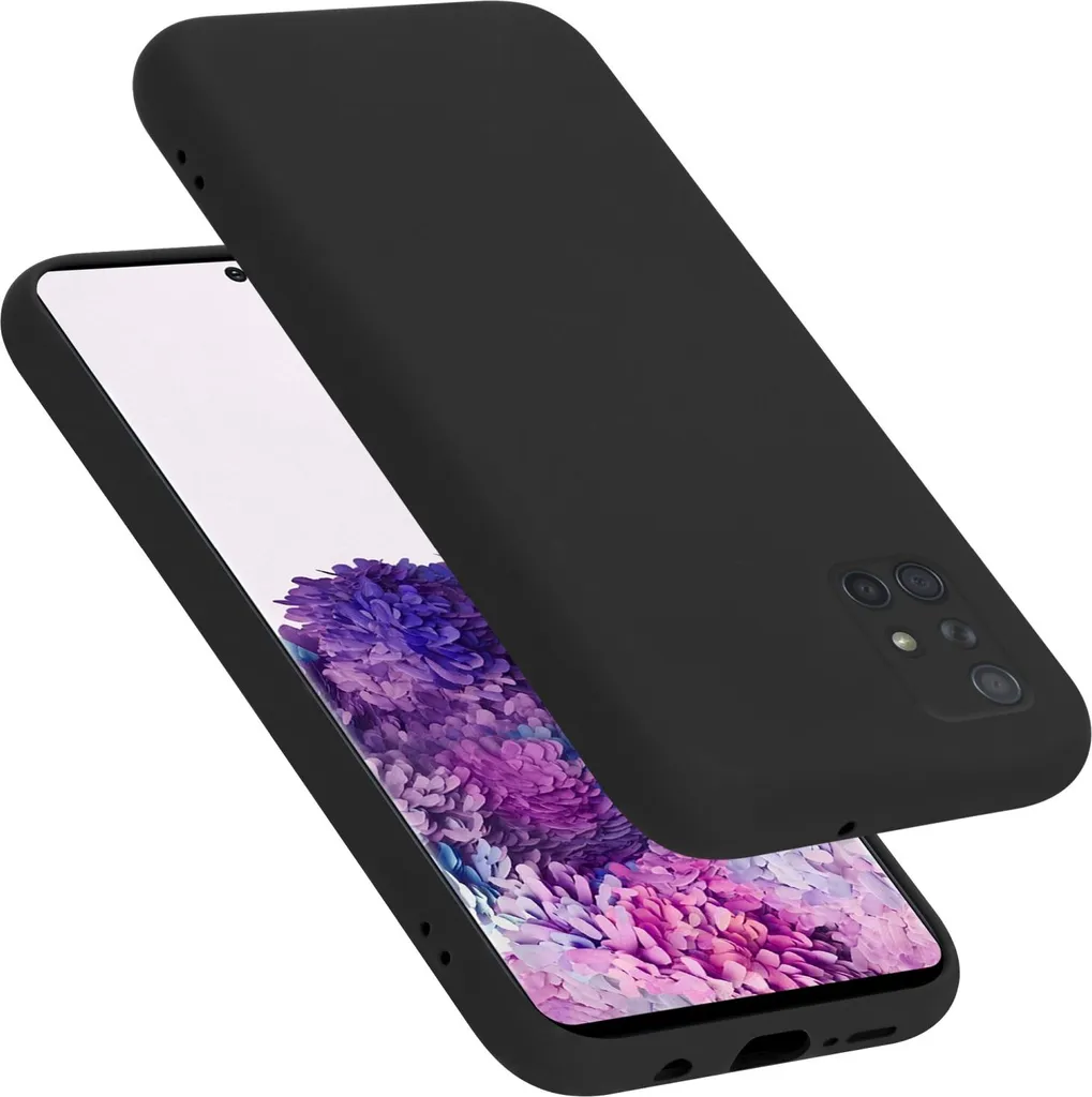 Cadorabo Cover Nero Samsung A71 4G: Stile Urban e Grip Totale