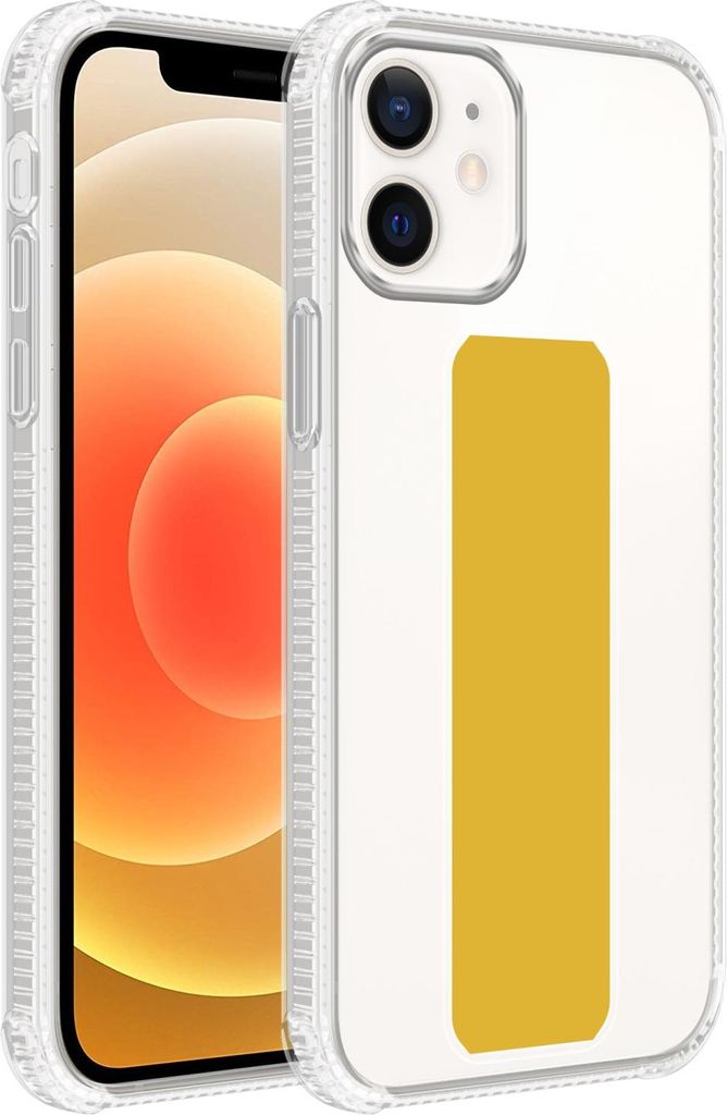Cadorabo Schutzhülle für Apple iPhone 11 Hülle in Gelb Etui TPU Silikon Case Cover Standfunktion