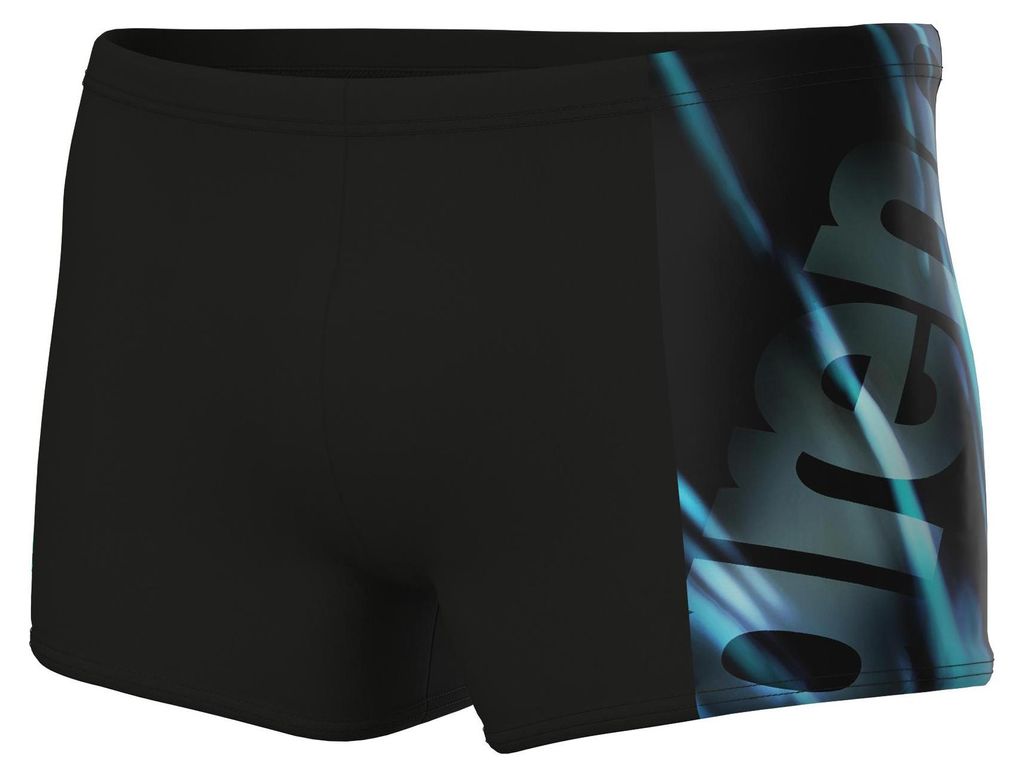 Arena PLACEMENT SWIM SHORT Herren BLACK-BLACK MULTI 8