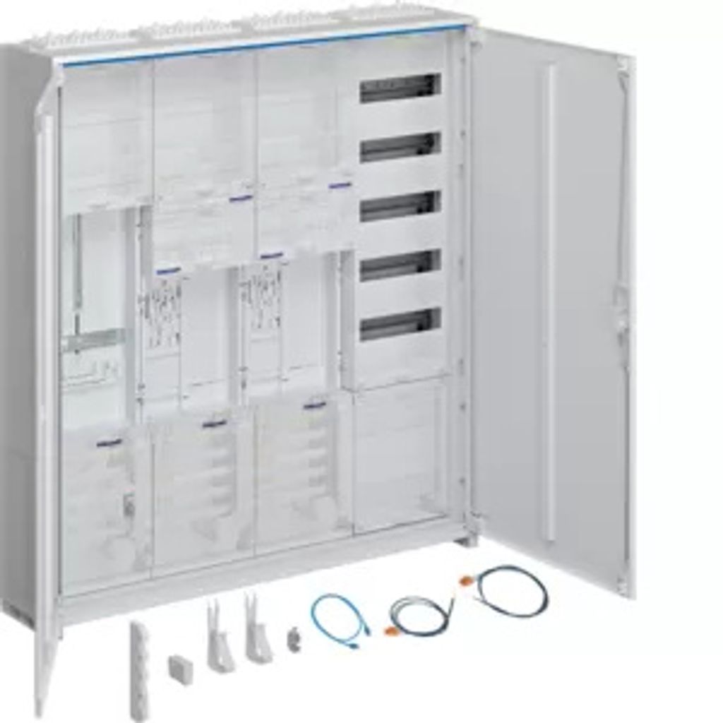 HAGER Komplettschrank univ.Z ZB34SET25LK 1100mm 2ZP 4feld 1SG BKE-I APZ VT-5rh