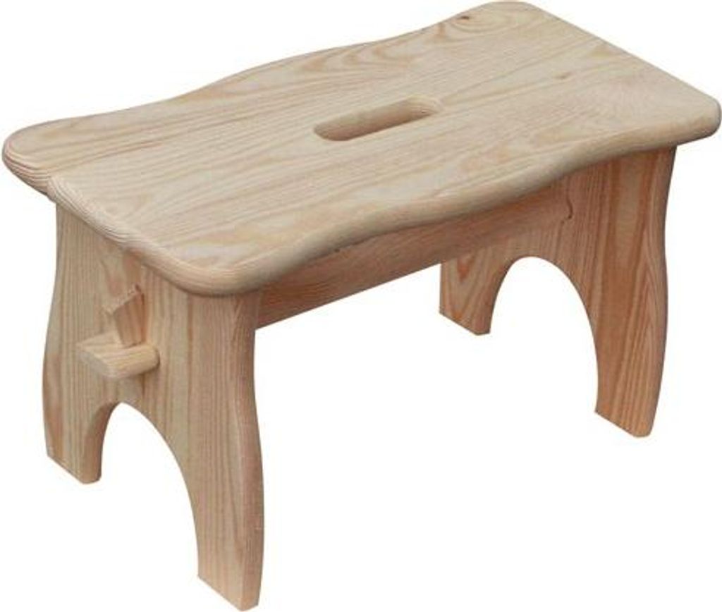 Repose-pied Pin Massif Confort Et Robustesse En Bois Image du produit 