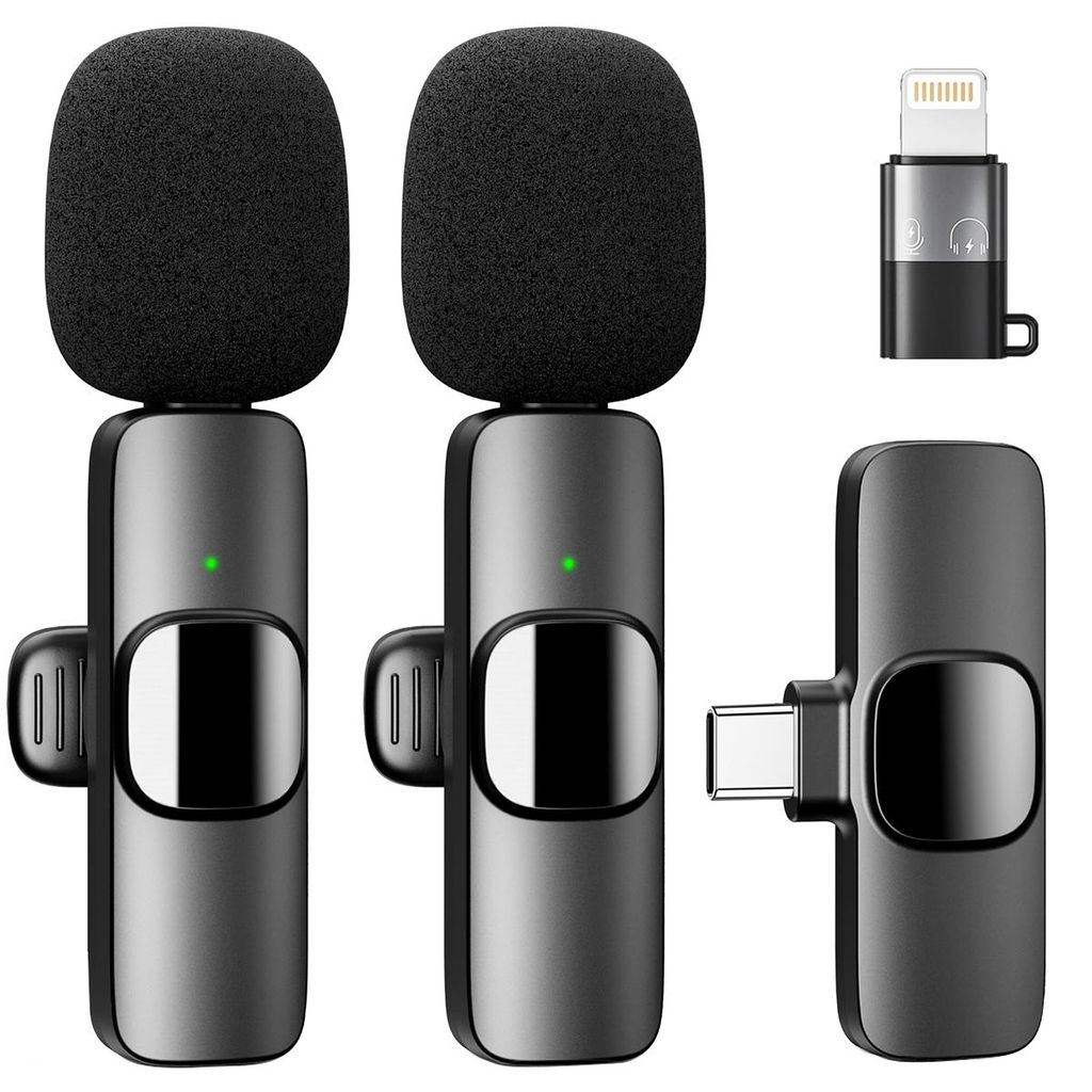 Ansteckmikrofon,Mini Lavalier Mikrofon, Kabellos Produktbild 