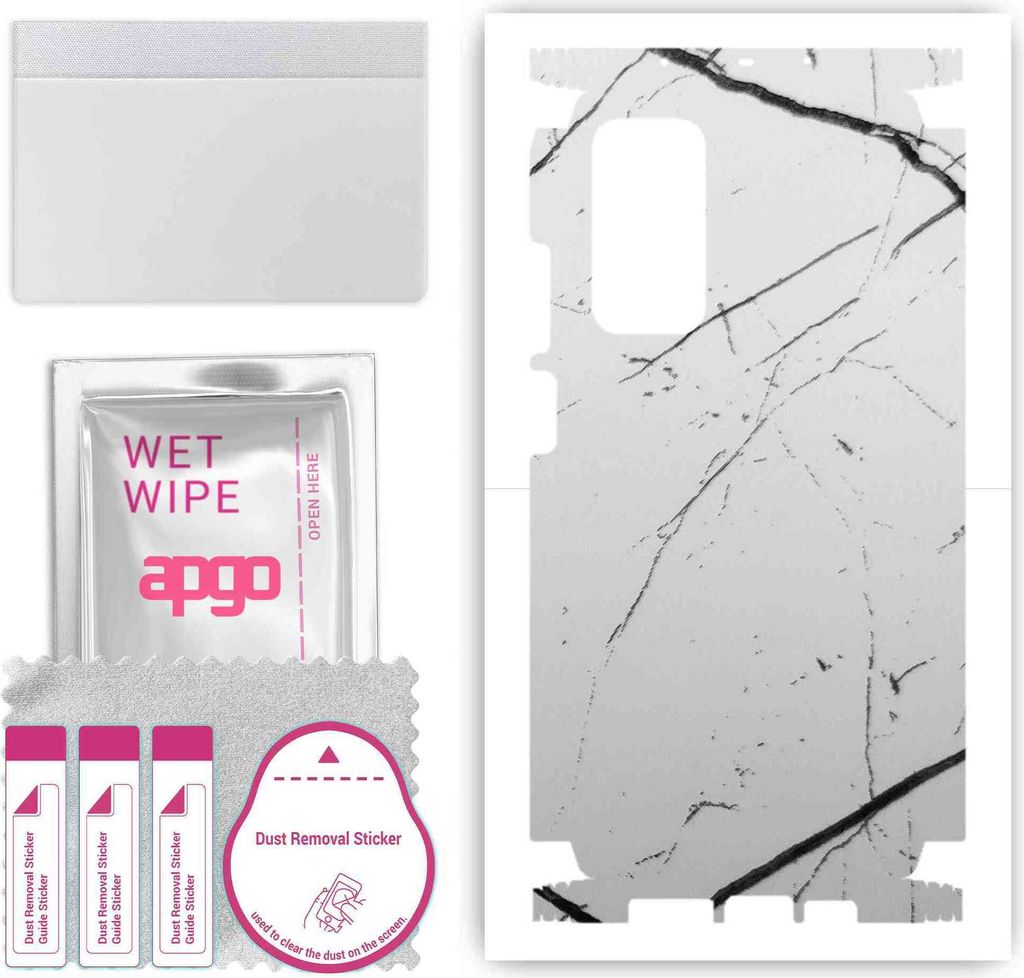 apgo Rückseite + Seiten Schutzfolie, Skin, kompatibel mit Xiaomi Mi 10T Pro 5G, Hinten Displayschutzfolie aus Vinylfolie, kratzfest, einfache Mont...