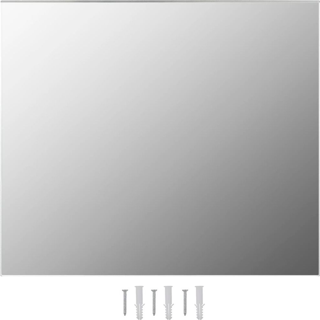 vidaXL Rahmenloser Spiegel 80x60 cm Glas Produktbild 