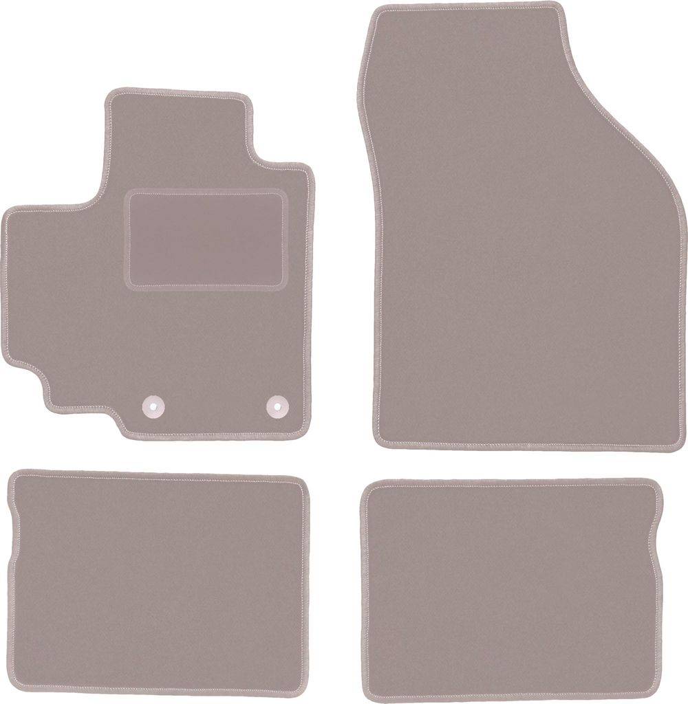 Beige Veloursmatten für: Suzuki Celerio Fließheck (2014-)